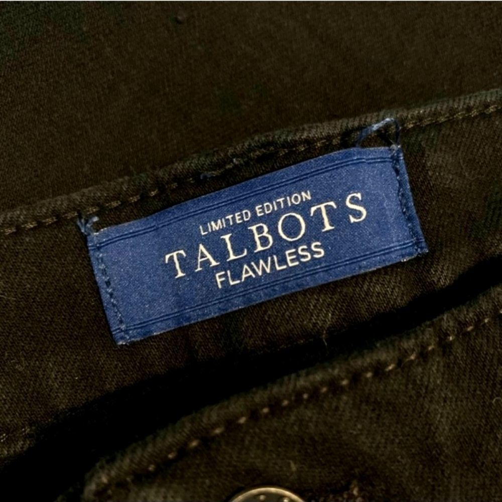 TALBOTS FLAWLESS LIMITED EDITION HIGH MID RISE SLIM ANKLE BLACK SEQUINED JEANS 4 - Picture 12 of 13